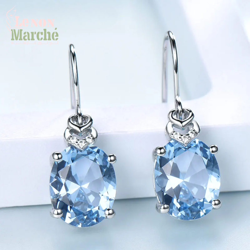 LE NON ALSHAFA BLUE  Earrings